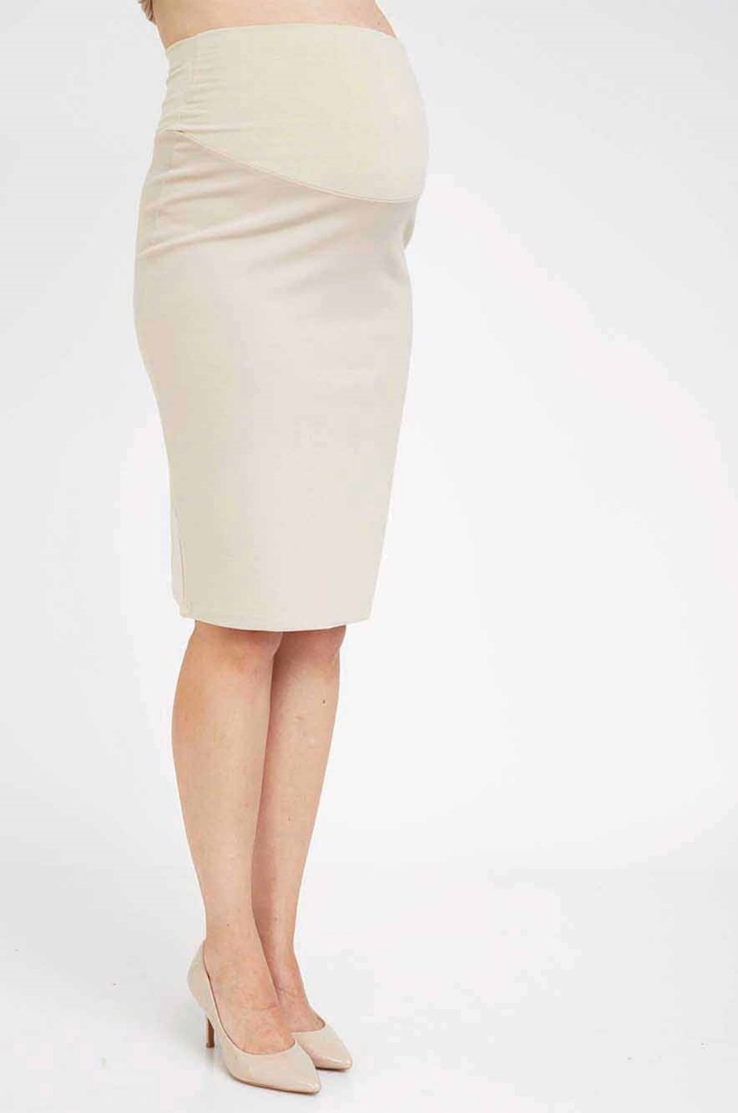 תמונה של חצאית עפרון להריון אבן