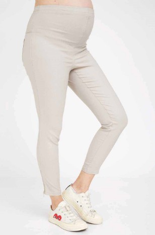 תמונה של מכנסי הריון אן כחול אפור