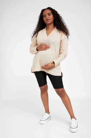 סריג הריון יוליה ורוד פוקסיה	