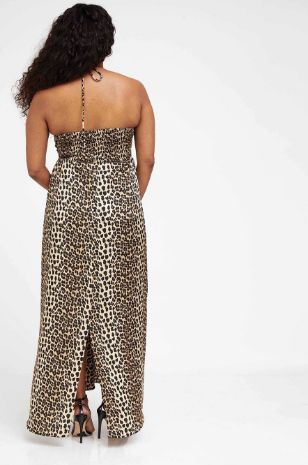 שמלת הריון האני מנומרת