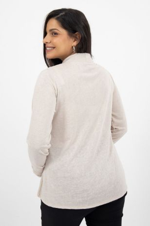 חולצת הריון מעטפת סנדי אבן	