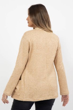 ז'קט סריג להריון אנדראה חול