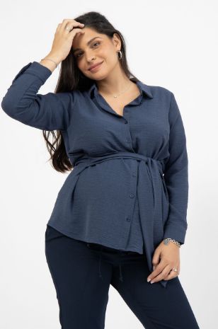 חולצת הריון לינדוס שחורה