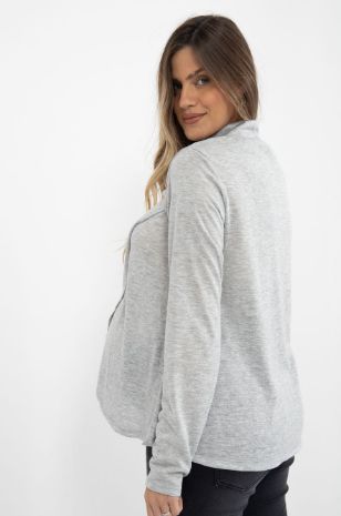 חולצת הריון מעטפת סנדי אבן	