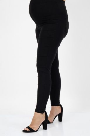 תמונה של מכנסי הריון אנה שחורים