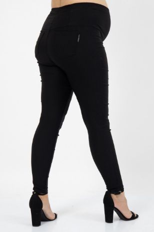 תמונה של מכנסי הריון אנה שחורים