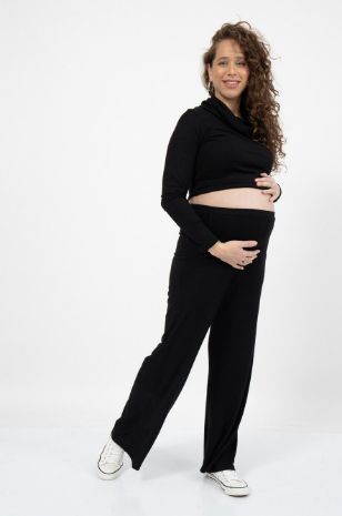 קרופ סריג להריון שחור	