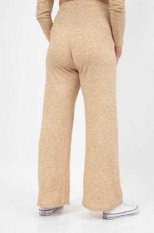 מכנסי סריג הרפר להריון חול