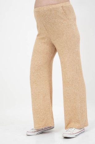 מכנסי סריג הרפר להריון אפור