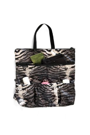 תיק עגלה היידי בייסיק הדפס לבן שחור