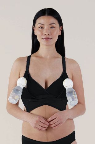 חזיית שאיבה בייסיק שחורה של Bravado