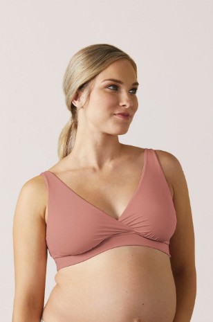 תמונה של חזיית הנקה לילה בלט BRAVADO ורוד עתיק