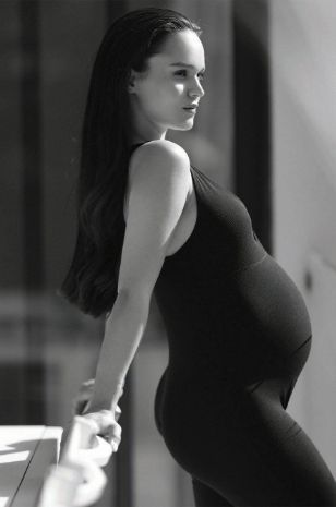 אוברול הריון לולה שחור