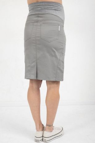 חצאית הריון רוקסי זית אפור