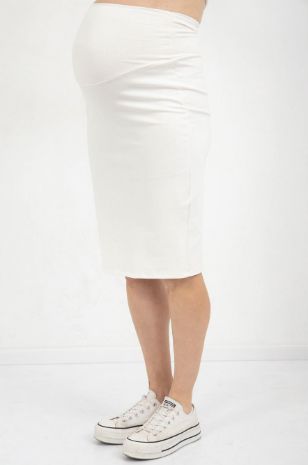 חצאית עפרון להריון שמנת