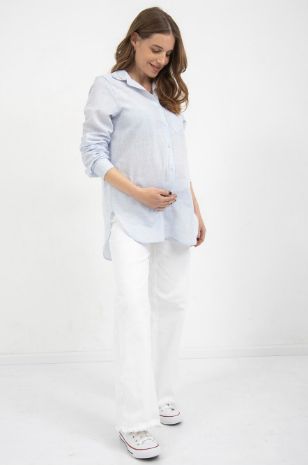 חולצת הריון מכופתרת של אבישג ארבל