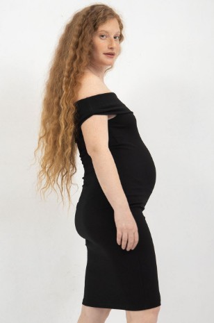 שמלת הריון וונדי שחורה