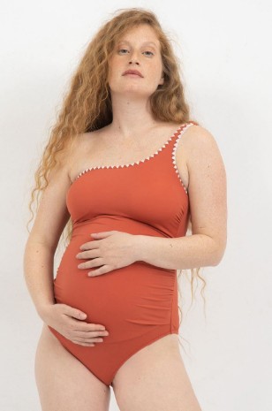 תמונה של בגד ים שלם להריון Mykonos חמרה