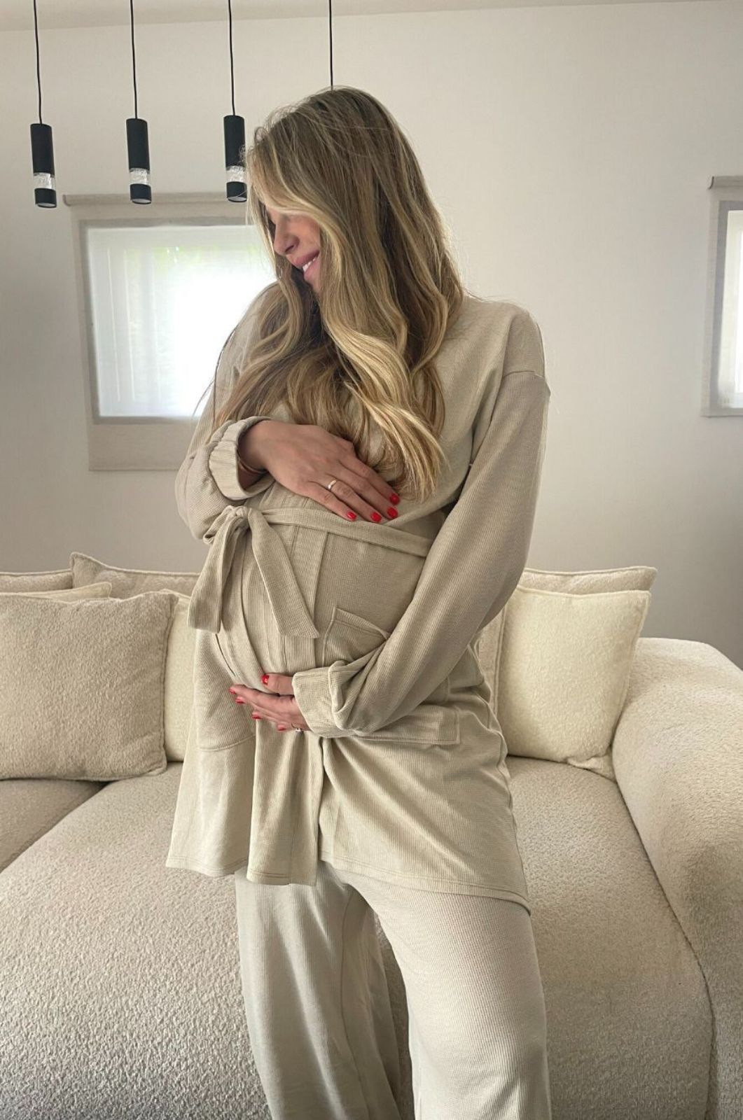 חלוק וופל להריון טבעי