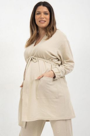 חלוק וופל להריון טבעי