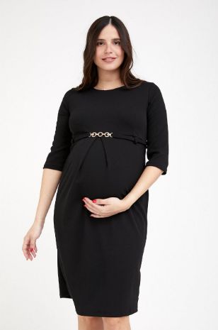 שמלת הריון אומה שמנת של אבישג ארבל