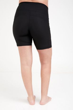 טייץ הריון אקטיב קצר שחור	