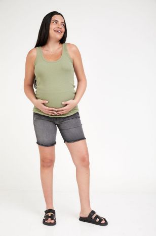 גופיית סבא להריון כתומה