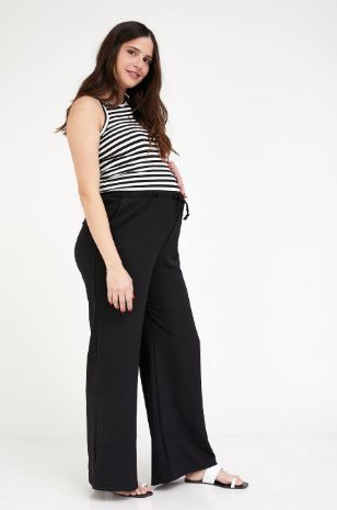 גופיית הריון רוי שחור לבן