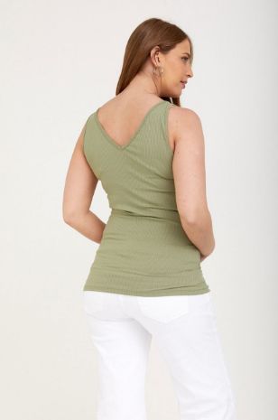 גופיית V ריב להריון זית