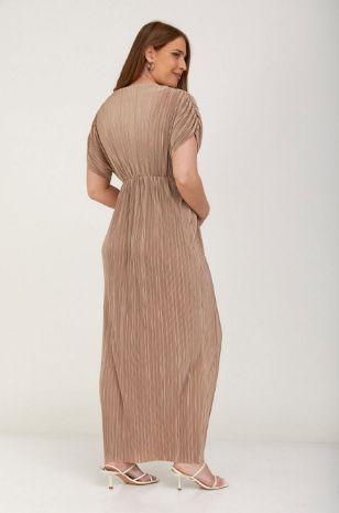 שמלת הריון קוקו פליסה בז'