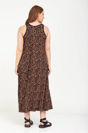 שמלת הריון ליבי מנומרת	