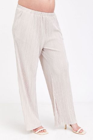 מכנסי הריון הרפר פליסה שחור