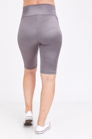 טייץ הריון בייקר Shiny אפור מוכסף