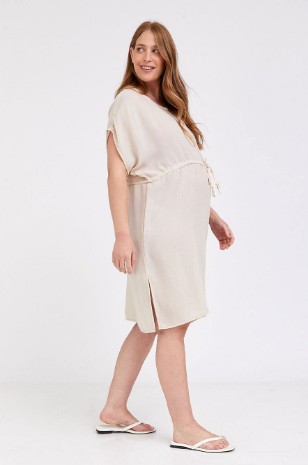 שמלת חוף להריון אואזיס טבעי