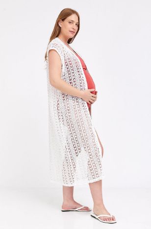 עליונית הריון קרושה ארוכה לבן