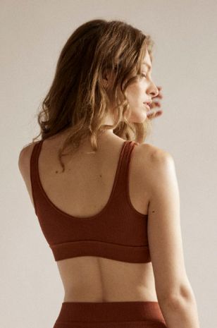 חזיית הנקה מעטפת ריב Saisei קינמון