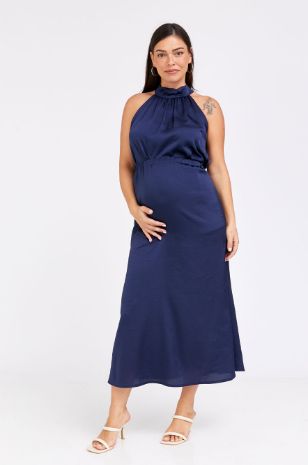 חולצת הריון צווארון קשר נייבי