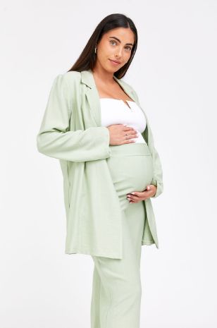 ז'קט הריון נינה פיסטוק בהיר