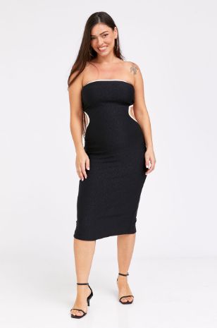 שמלת הריון סלין שחורה 