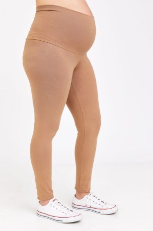 טייץ הריון ארוך זית בהיר