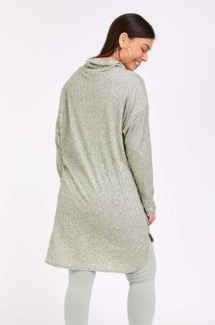 שמלת טוניקה להריון מרגו ירוק בהיר